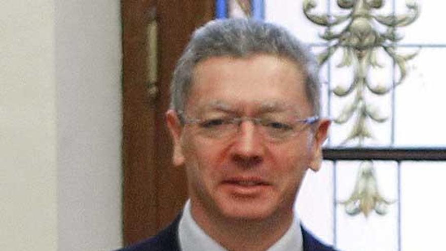 Alberto Ruiz-Gallardón, ministro de Justicia.