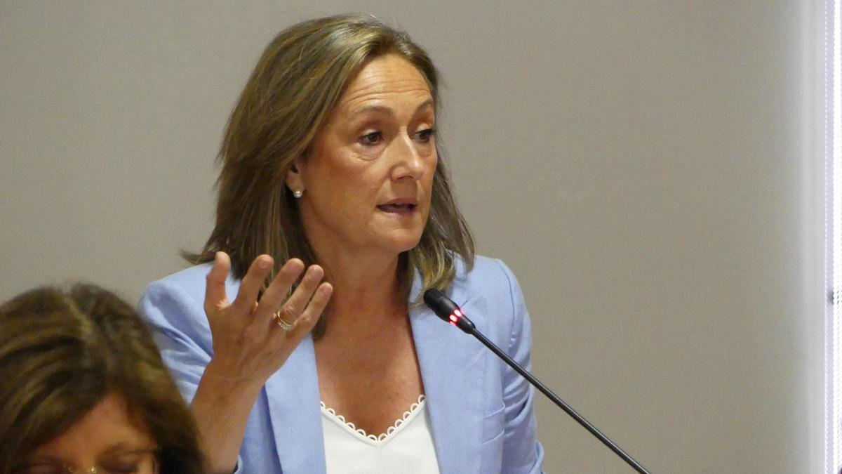 La presidenta del PP de Vigo, Luisa Sánchez.