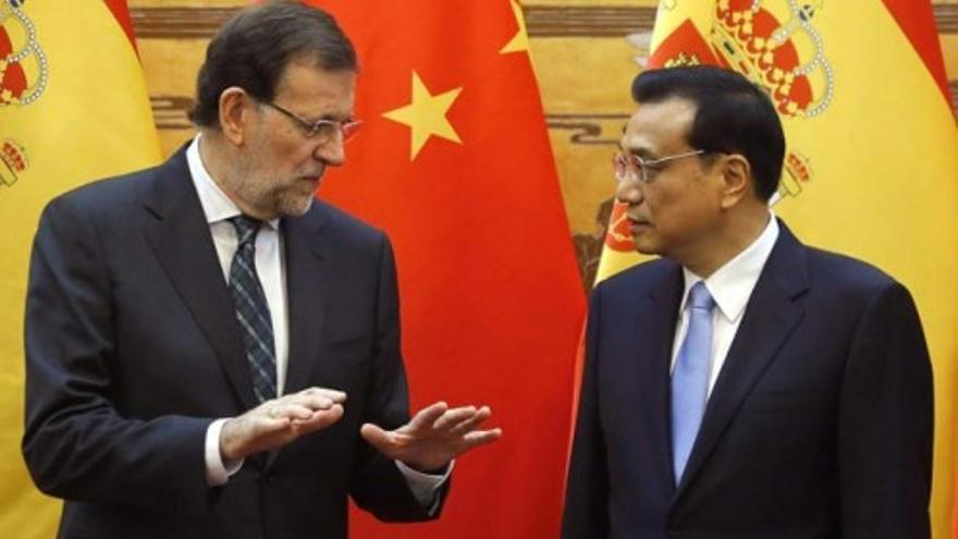 Rajoy presume en China de la marcha de la economía española