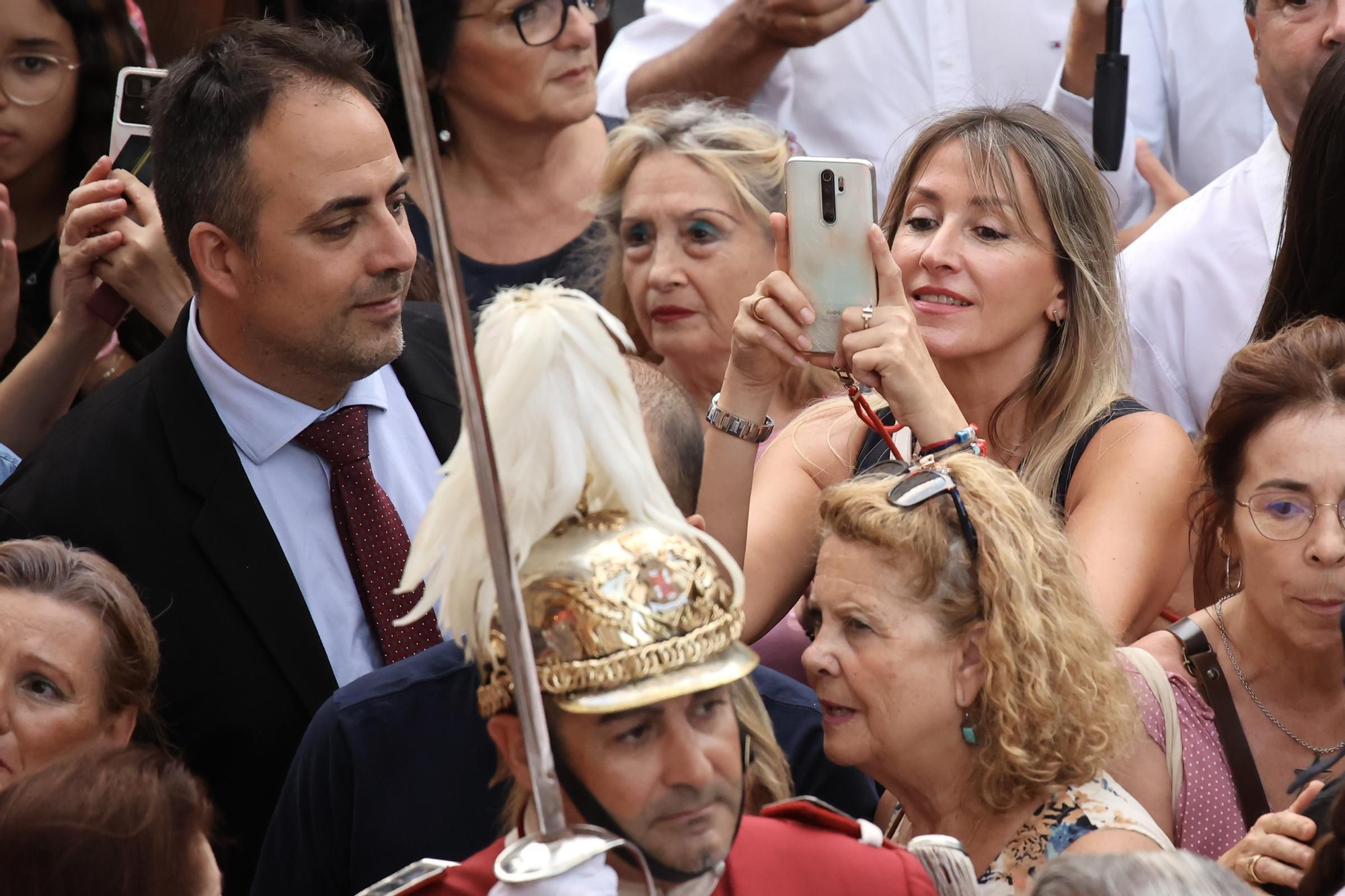 La llegada de la Virgen de la Fuensanta a Murcia para la Feria, en imágenes.