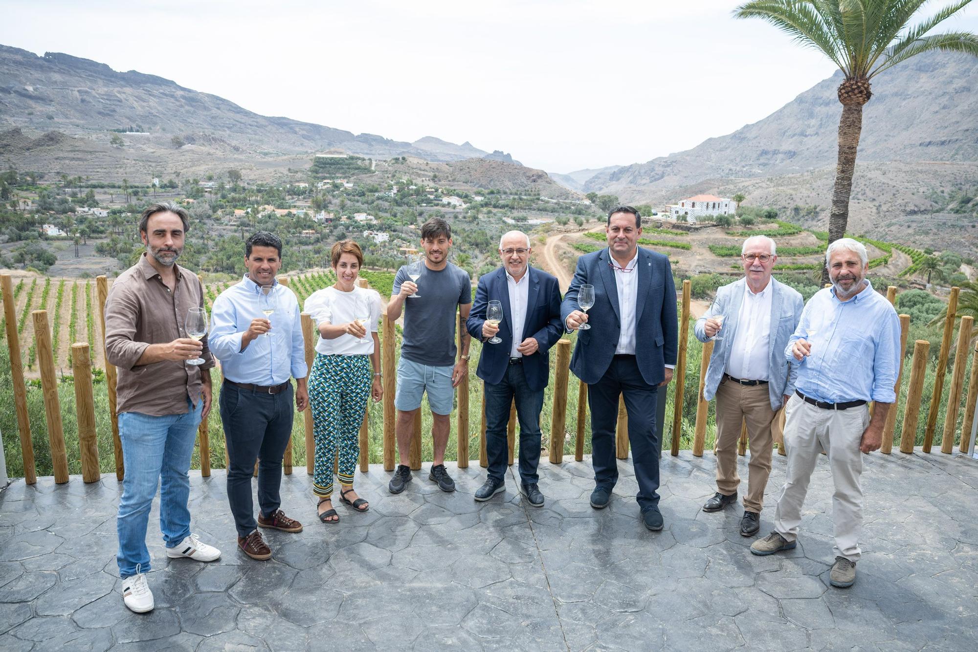 David Silva inaugura su nueva bodega en el barranco de Tirajana