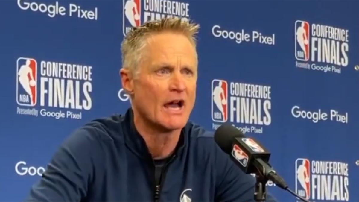 Steve Kerr, técnico de los Warriors.