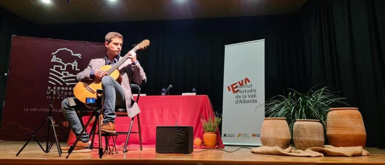 Ausiàs Parejo en el concierto inaugural del congreso. | LEVANTE-EMV