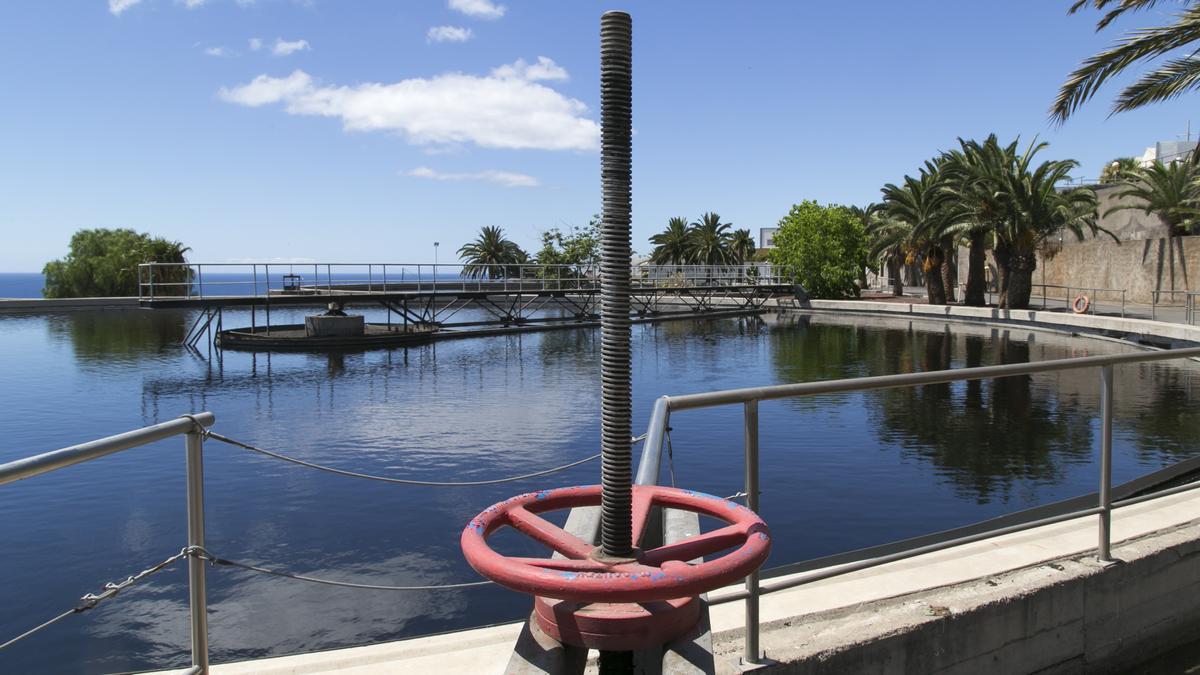 Estación depuradora de aguas residuales de Santa Cruz.