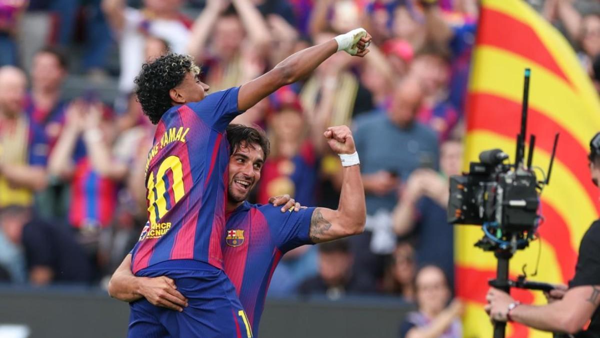 Lamine y Ferran fueron los mejores del derbi