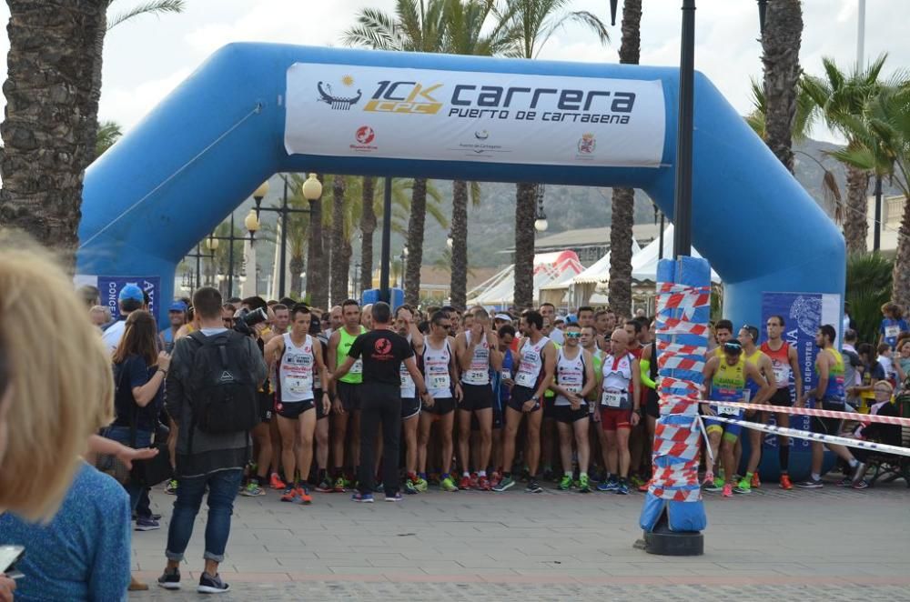 La Carrera Puerto de Cartagena encumbra a Franco y Del Solar