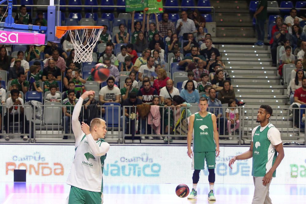 El Unicaja abre el entrenamiento a su afición