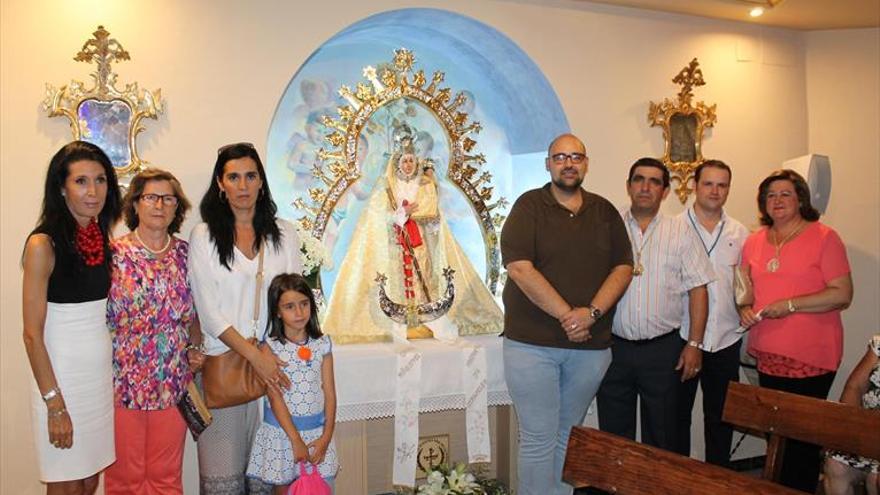 La imagen de la Virgen de la Cabeza de Baena luce de nuevo tras restaurarse