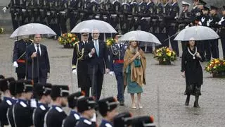 Guillermo y Máxima dan la bienvenida a Felipe VI y la reina Letizia en su visita a Países Bajos