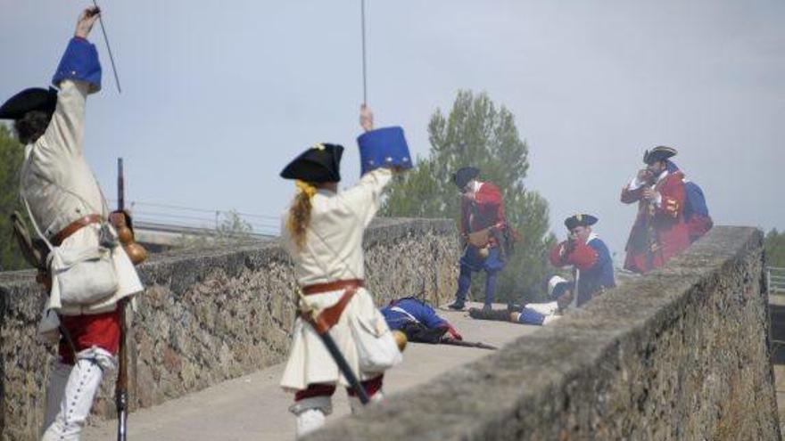 Una escena de la festa el 2015, que també recordava els fets del 1822