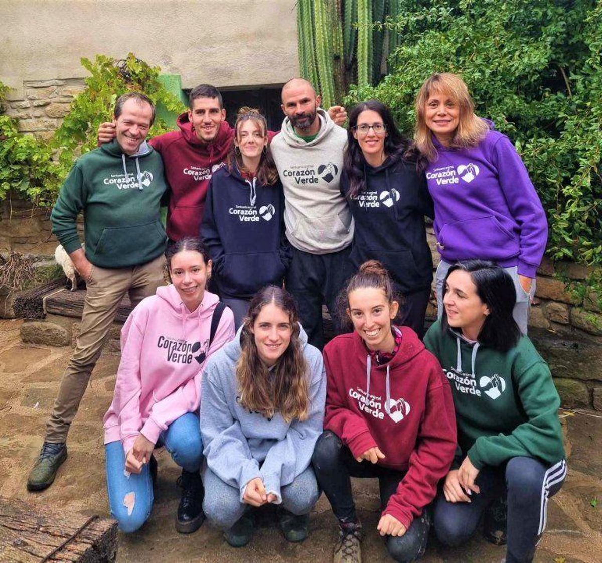 Voluntarios de Corazón Verde.