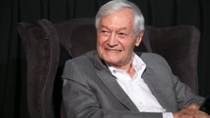(FILES) Roger Corman talks during Q&amp;A at An Evening With Roger Corman hosted by The Academy Of Motion Picture Arts &amp; Sciences &amp; Metrograph, at Metrograph on May 3, 2018 in New York City. American B-movie director and producer Roger Corman, best known for churning out hundreds of low-budget films and giving some of Hollywoods biggest stars their early breaks, has died at the age of 98, US media reported on May 11. (Photo by ROB KIM / GETTY IMAGES NORTH AMERICA / AFP)