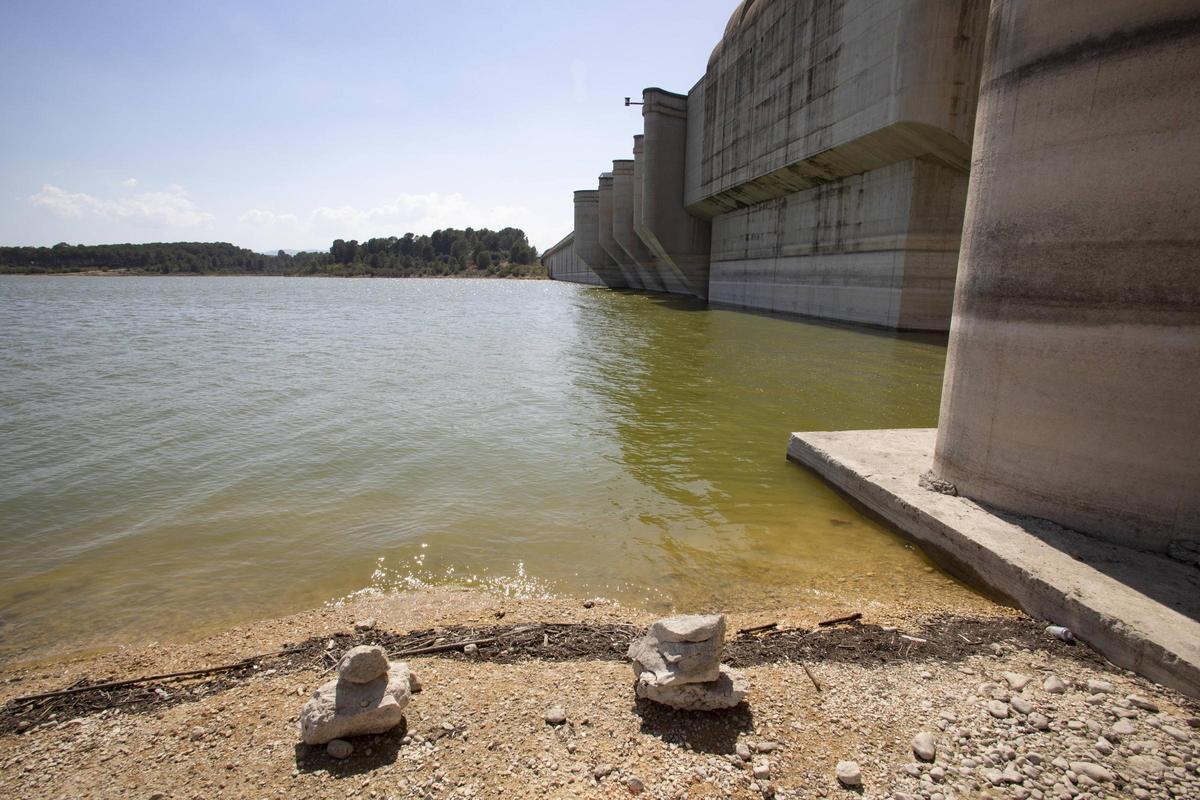 Embalse y acotado de pesca en Bellús.