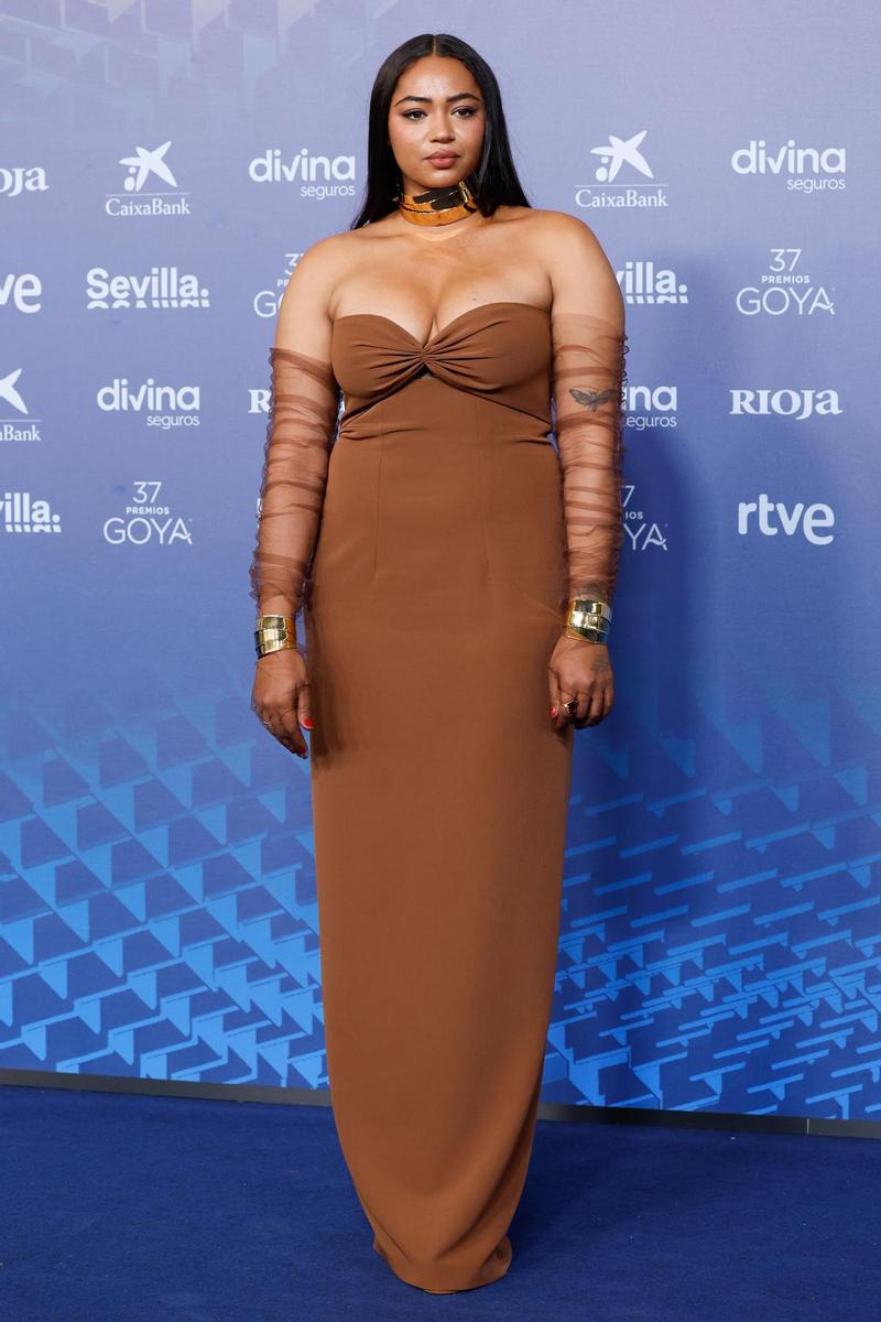 Berta Vázquez en los Premios Goya 2023