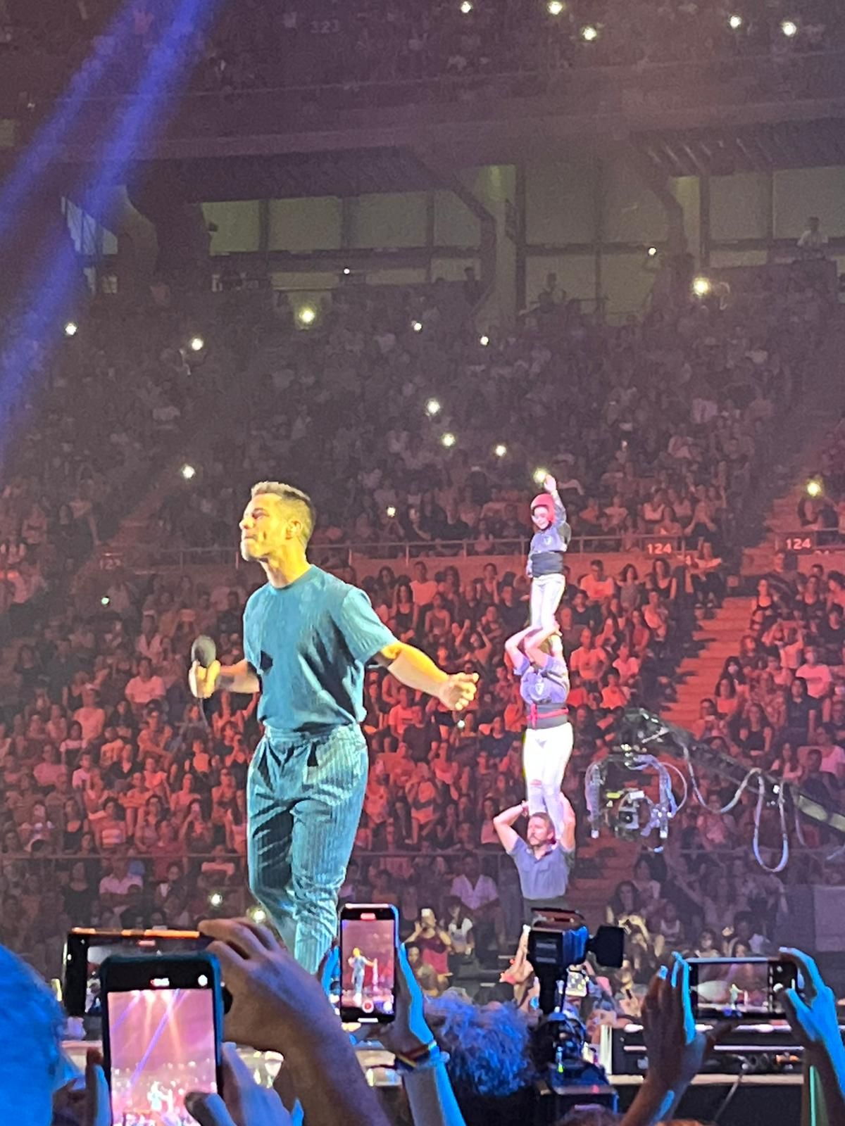 Pedro da Costa al concert d'Eufòria al Palau Sant Jordi