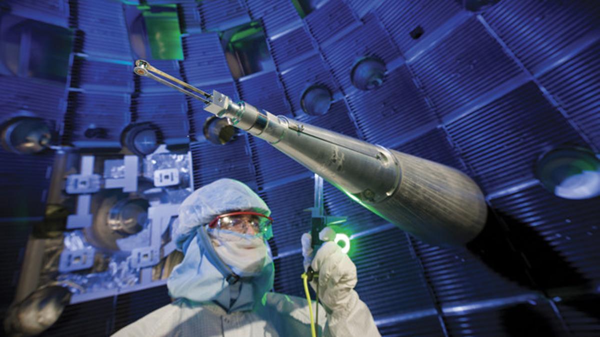 El laboratorio de National Ignition Facility (NIF).