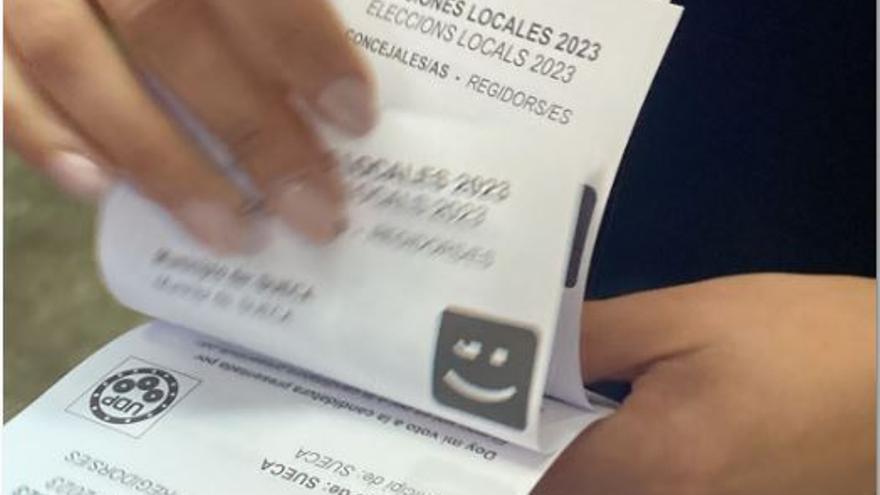 Paran las votaciones en tres colegios electorales de Sueca