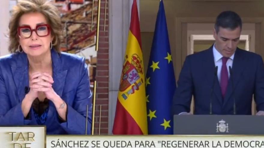 Sorpresa en Telecinco: Ana Rosa Quintan cambia su discurso sobre Sánchez y deja a toda la audiencia sin palabras