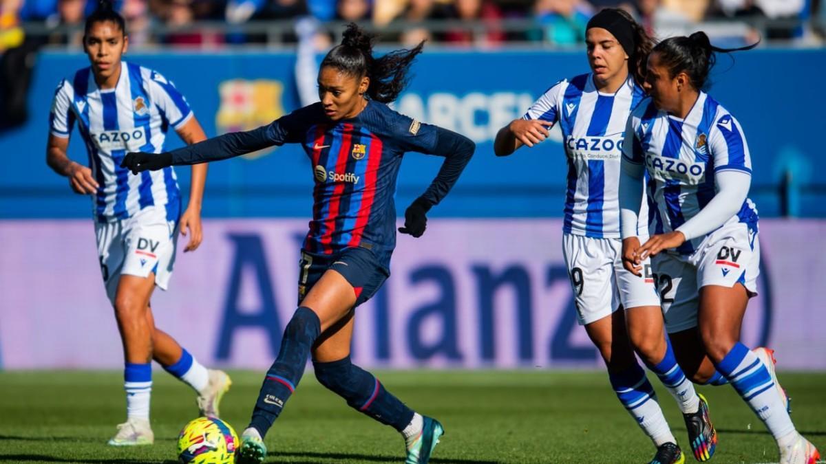 Partidos de fútbol club barcelona femenino contra real sociedad