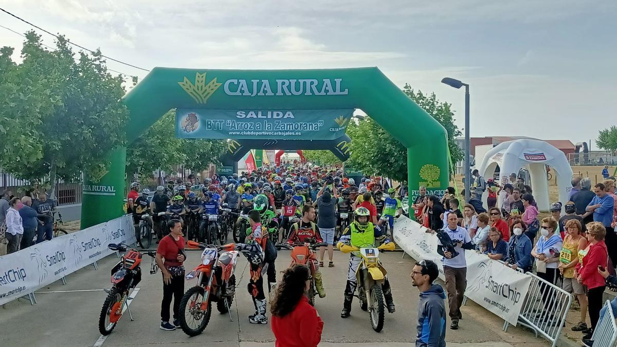 La Ruta BTT Arroz a la Zamorana, la fiesta de la bici en Carbajales de Alba