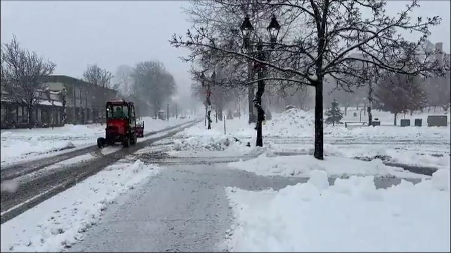 Llegan con fuerza las primeras grandes nevadas al noreste de Estados Unidos