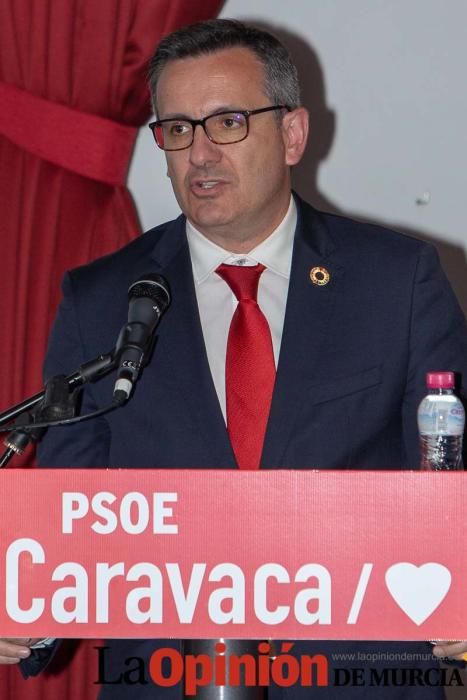 Presentación candidatura PSOE en Caravaca