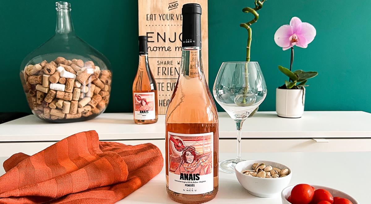Anaís Rosado 2023, elaborado con garnacha y tempranillo
