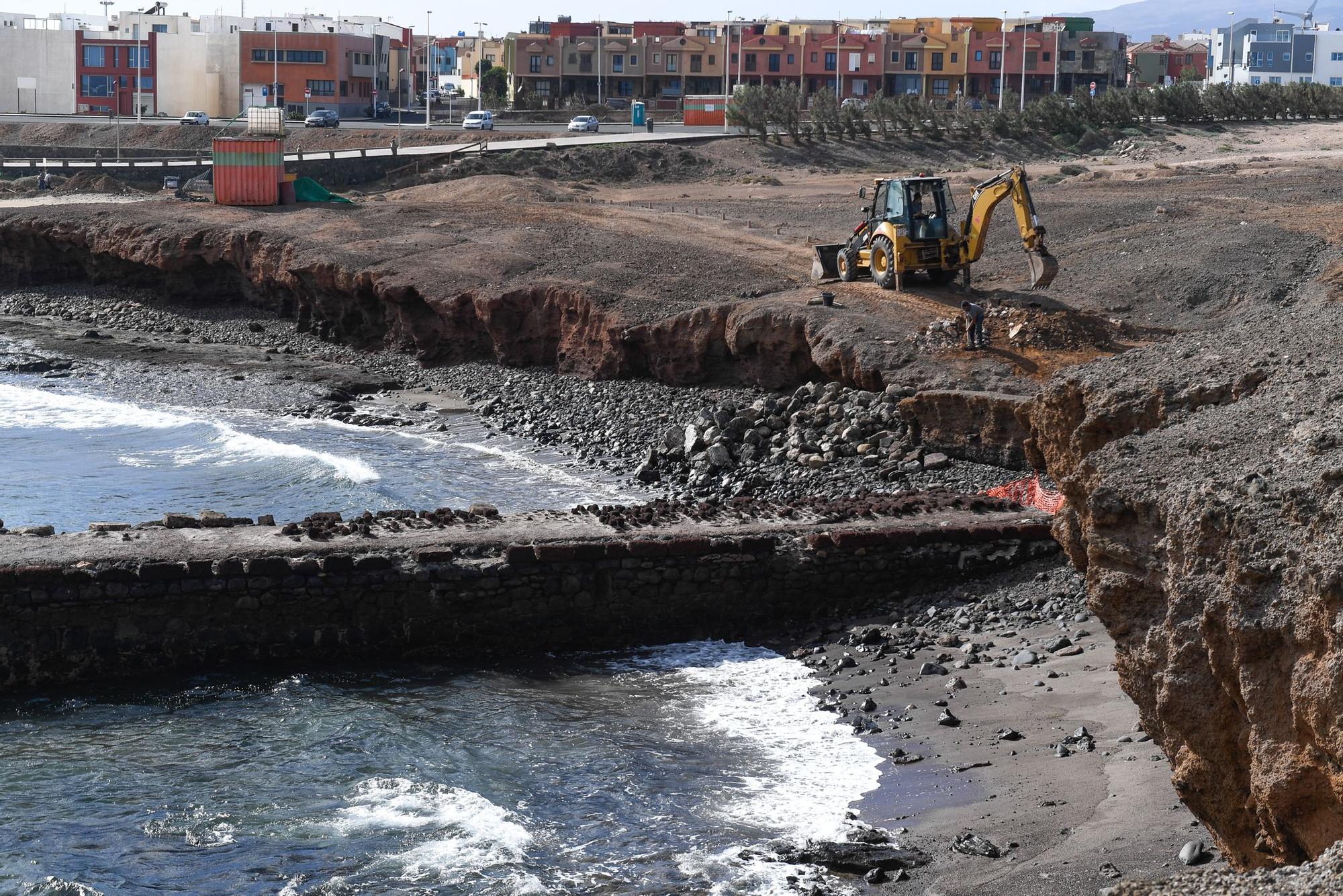 Obras en el muelle de Arinaga