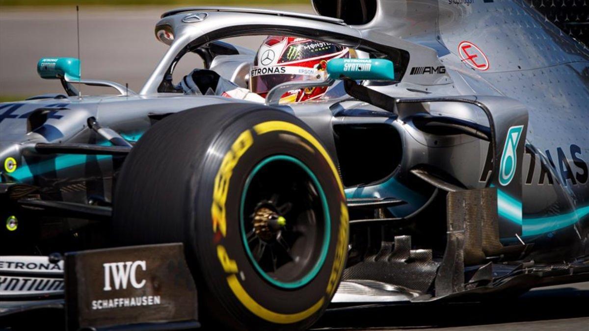 Hamilton, en los entrenos del año pasado en Montreal