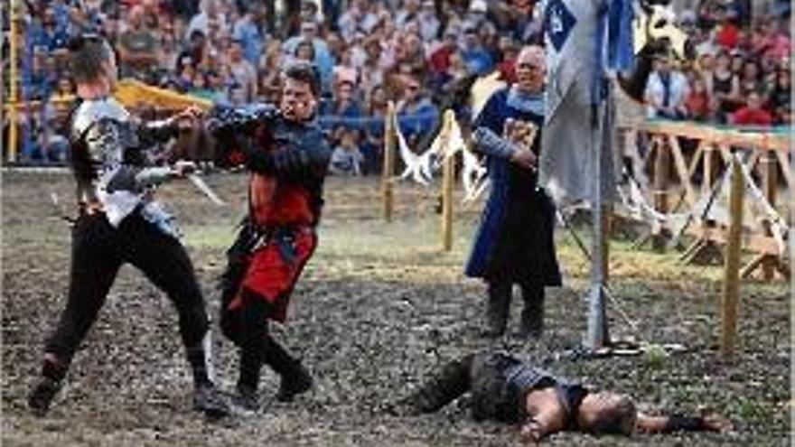El torneig medieval és una de les activitats més populars.