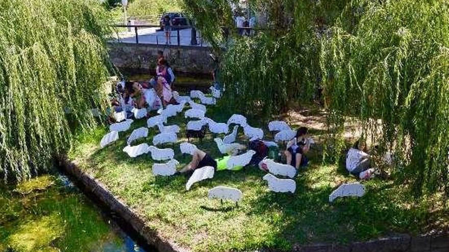 Performance en el Umia durante Cultura Quente de 2019. // Fdv