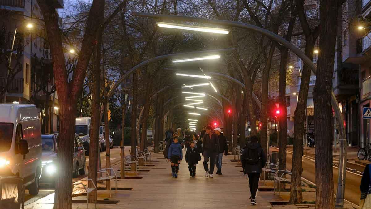 Nuevo alumbrado en L'Hospitalet.