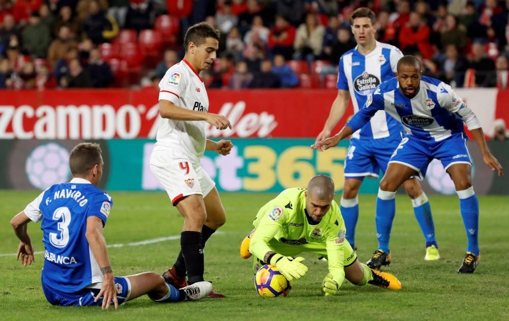 El Dépor cae 2-0 en Sevilla