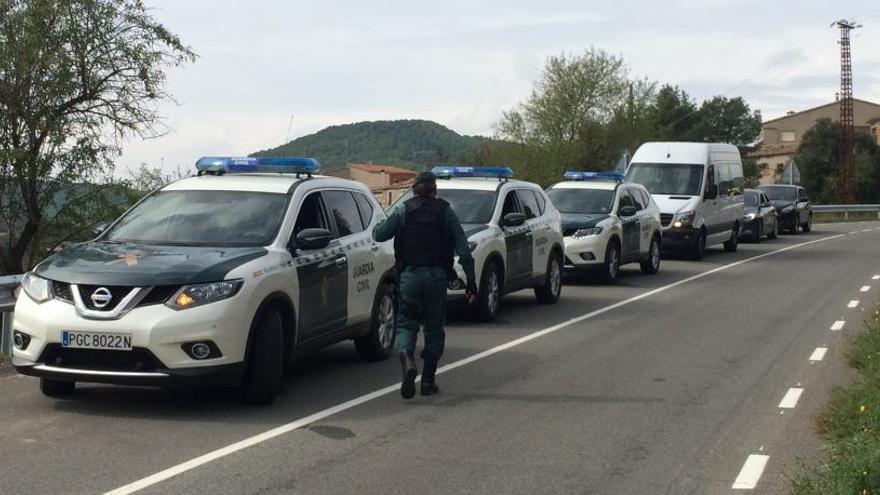 Agents de la Guàrdia Civil desplegats a Catalunya durant l&#039;1-O.