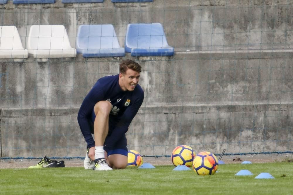 Entrenamiento del Oviedo previo al Lugo