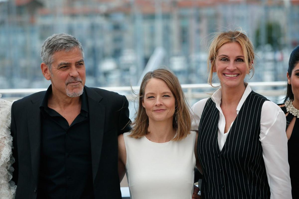 Cannes 2016: George Clooney,  Jodie Foster y Julia Roberts