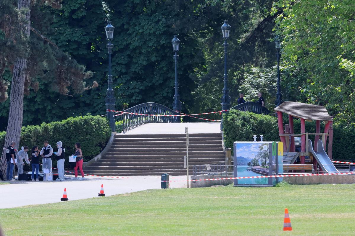 Ataque con cuchillo en un parque infantil en Annecy (Francia)