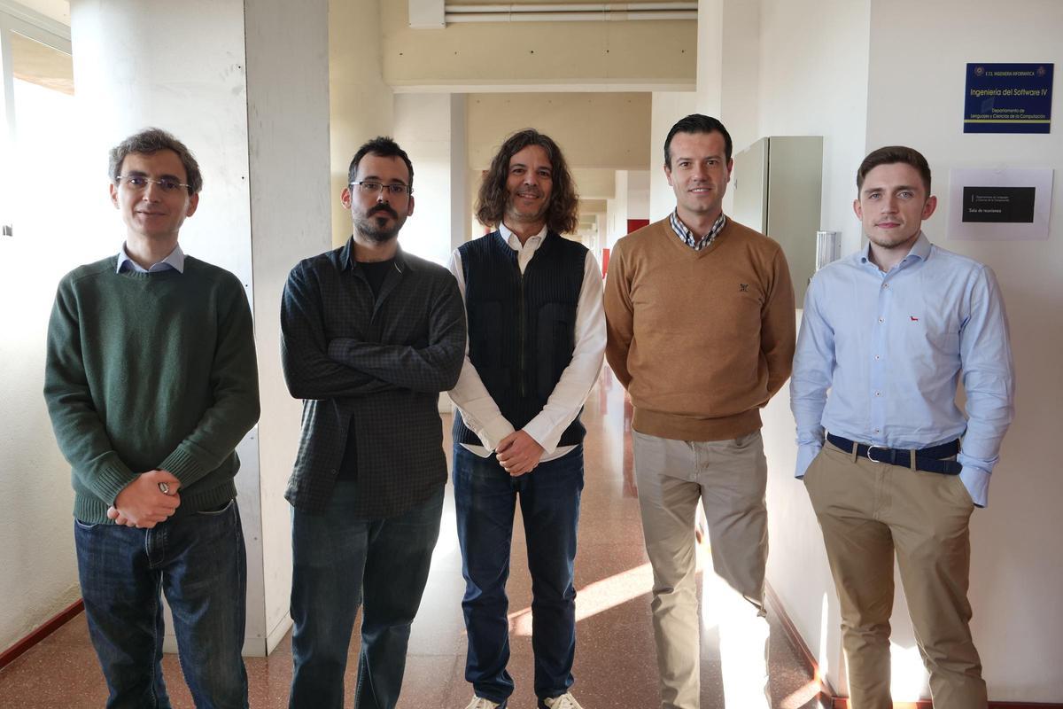 El equipo científico, ingenieros del grupo ‘ICAI’ de la Escuela de Informática de la Universidad de Málaga.