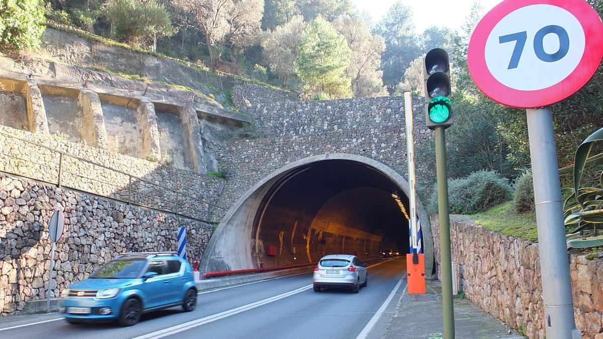 El túnel de Sóller cierra durante cuatro noches por tareas de mantenimiento