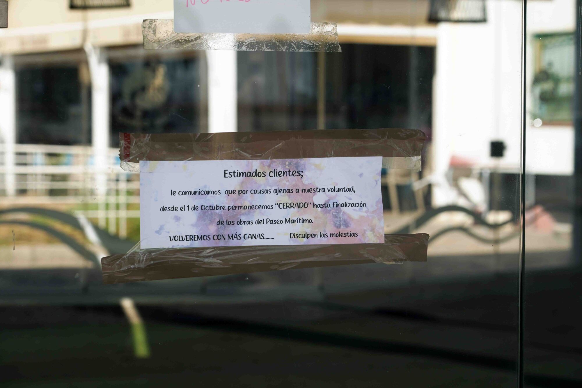 Inicio de las obras de remodelación en el paso marítimo de Pedregalejo