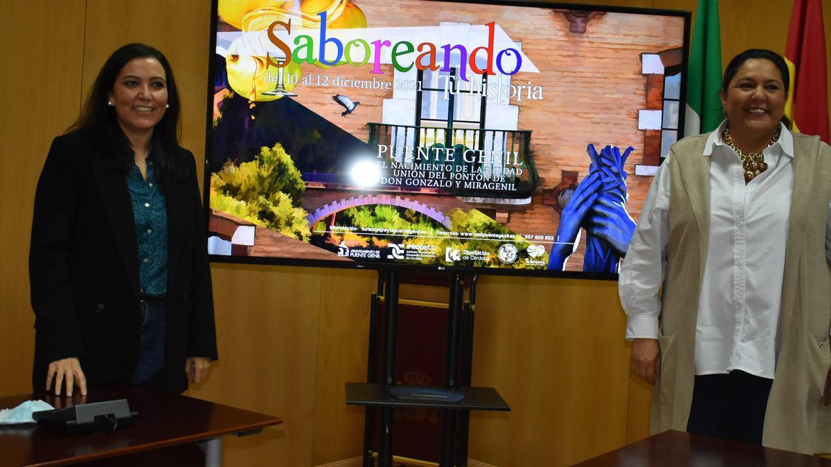 Ana Carrillo y Dolores Amo, durante la presentación del programa.