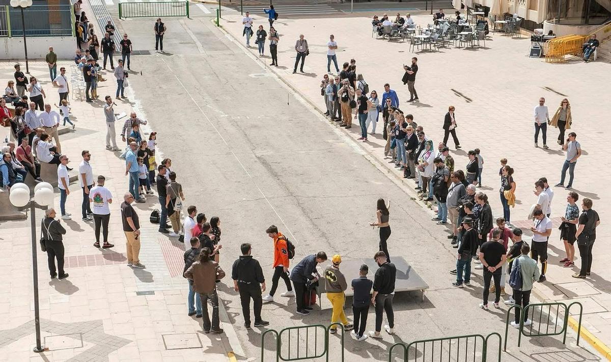 Una actividad de calle del encuentro de magos en una imagen de archivo.