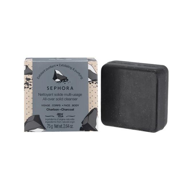 Exfoliante sólido de carbón, de Sephora Collection