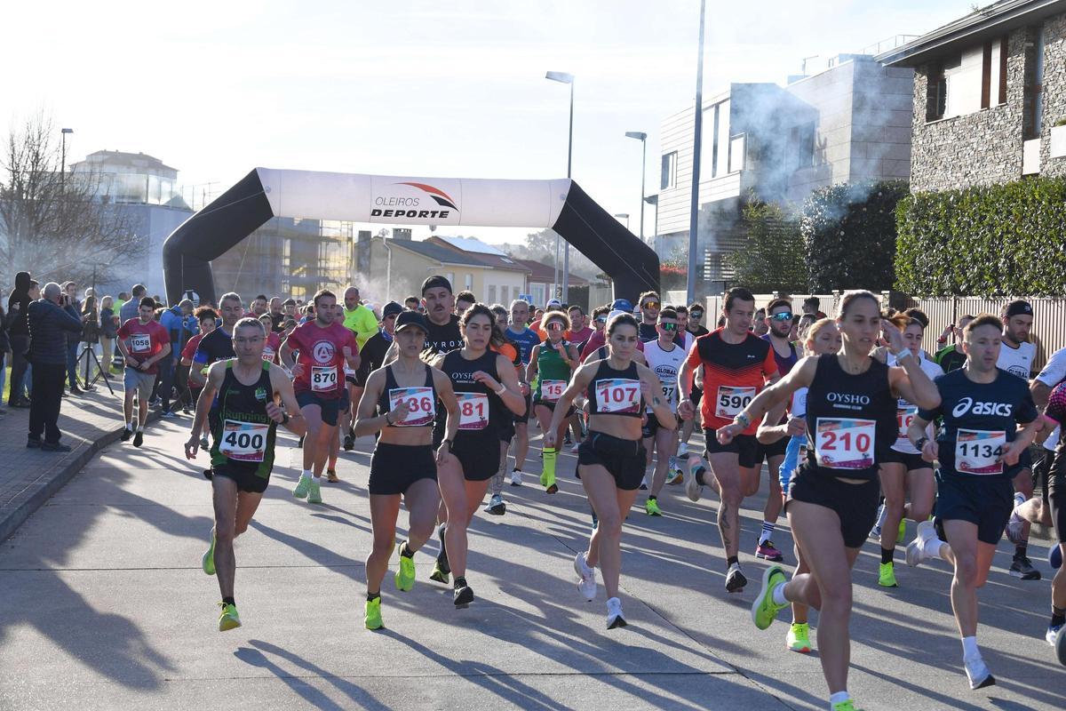 Participantes en la carrera Costa Ártabra, el año pasado.