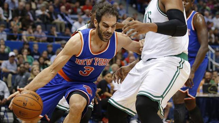 Los Celtics empañan el estreno de Calderón con los Knicks