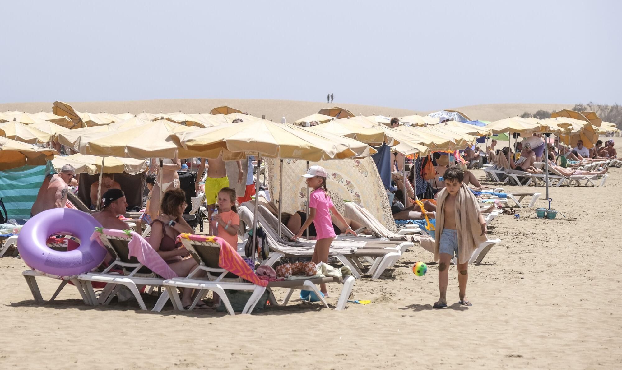 Jornada de calor en Maspalomas (29/07/25)