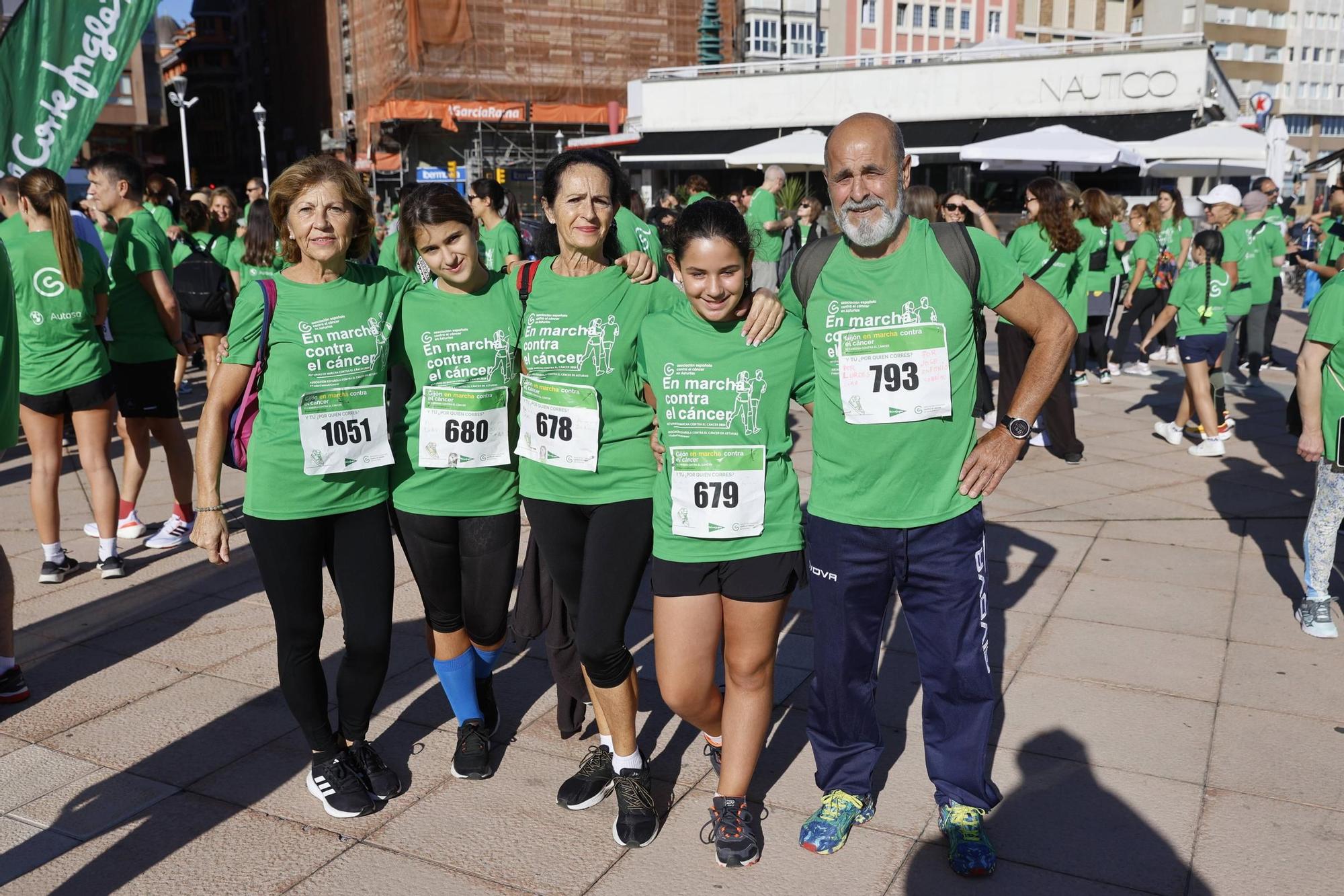 Así fue la carrera contra el cáncer en Gijón (en imágenes)