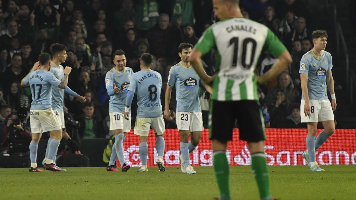 El Betis se desinfla y el Celta respira.