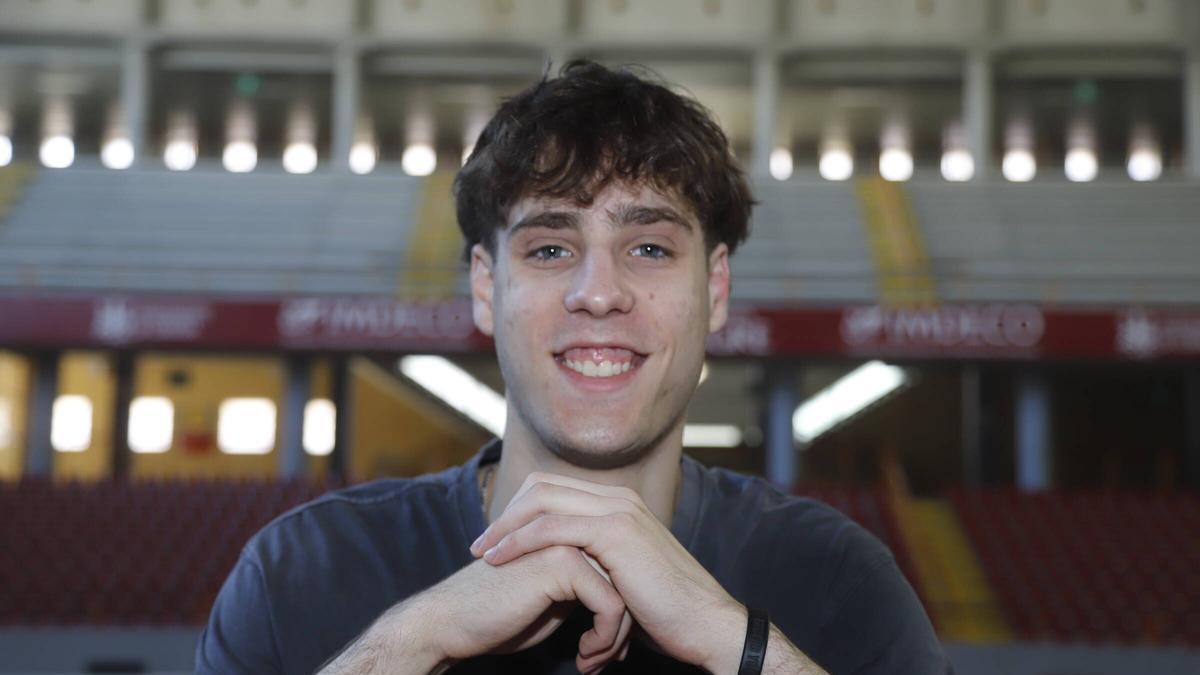 Guillermo del Pino, en el Palacio Municipal de Deportes Vista Alegre.