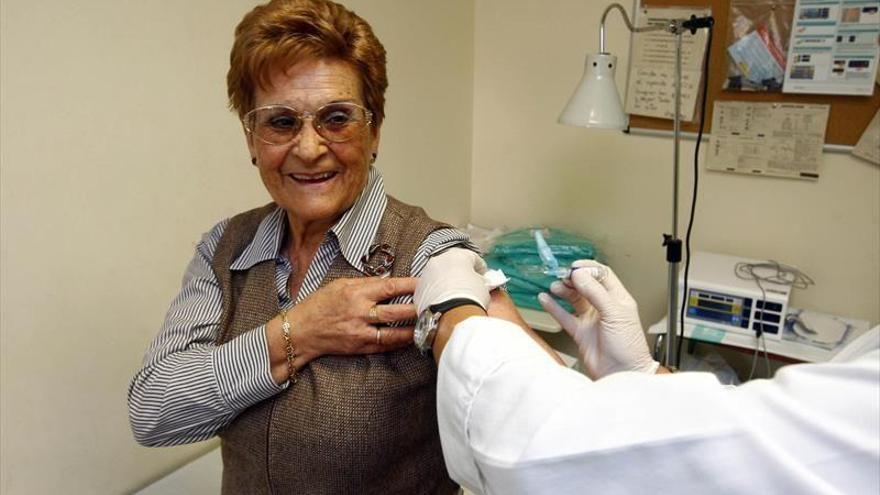 El 74 % de quienes se han vacunado frente a la gripe son mayores de 65 años